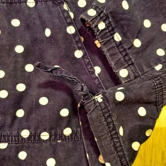 St Johns Bay Anorak blue polka dot pull over - Picture 6 of 6